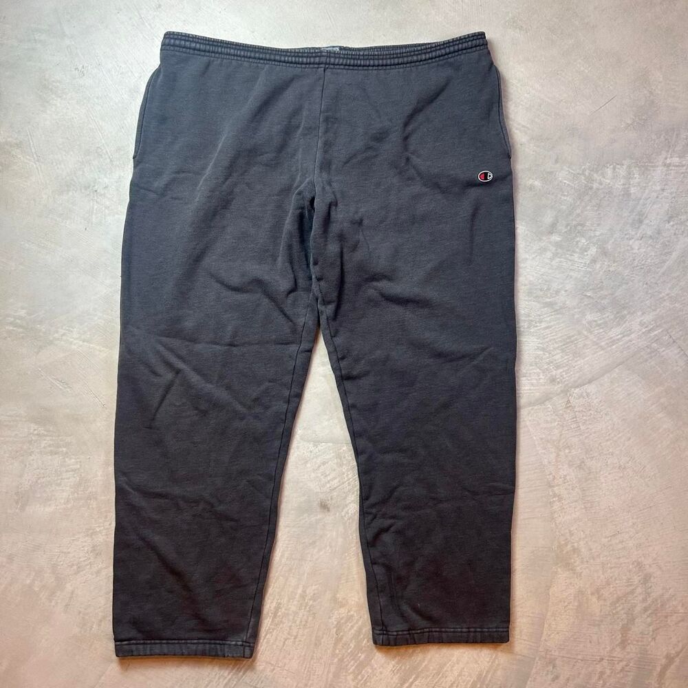 Champion Men's Grey and Black Trousers